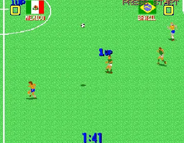 Premier Soccer (Japan ver. JAB) screen shot game playing